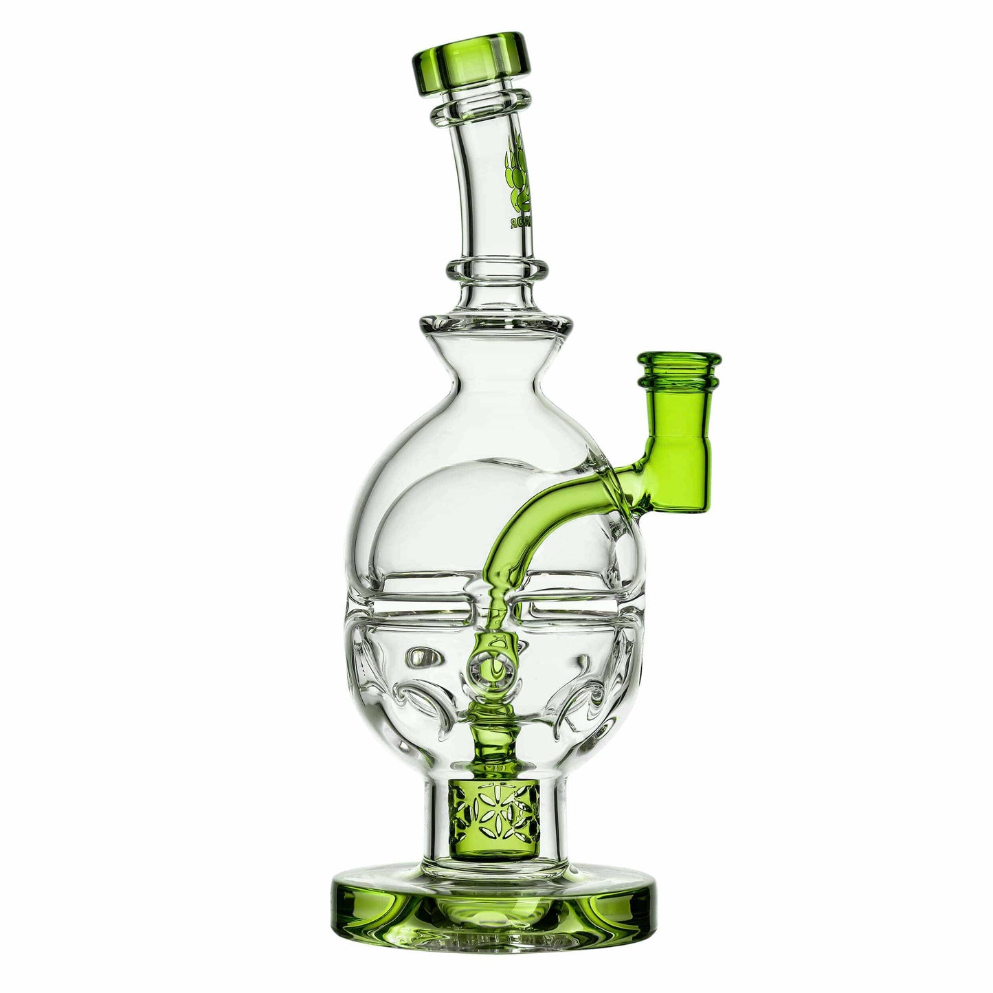 Calibear Dab Rig Lime Green FAB EGG Incycler Rig