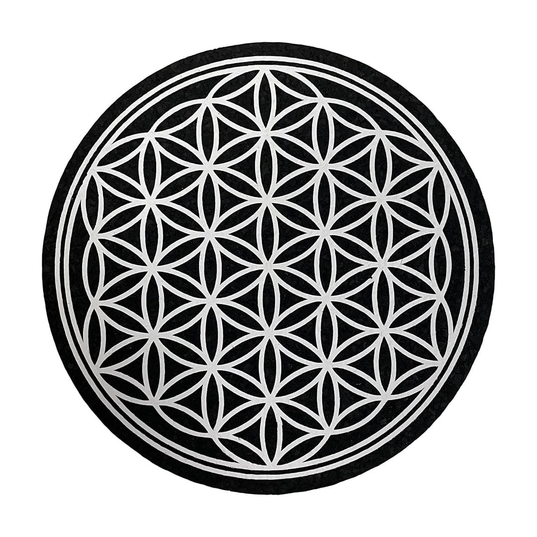 East Coasters Dab Mats Flower of Life 8" Dab Mats