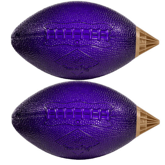 The PowerHitter Co. Hand Pipe Football Purple & Gold Authentic 2pk