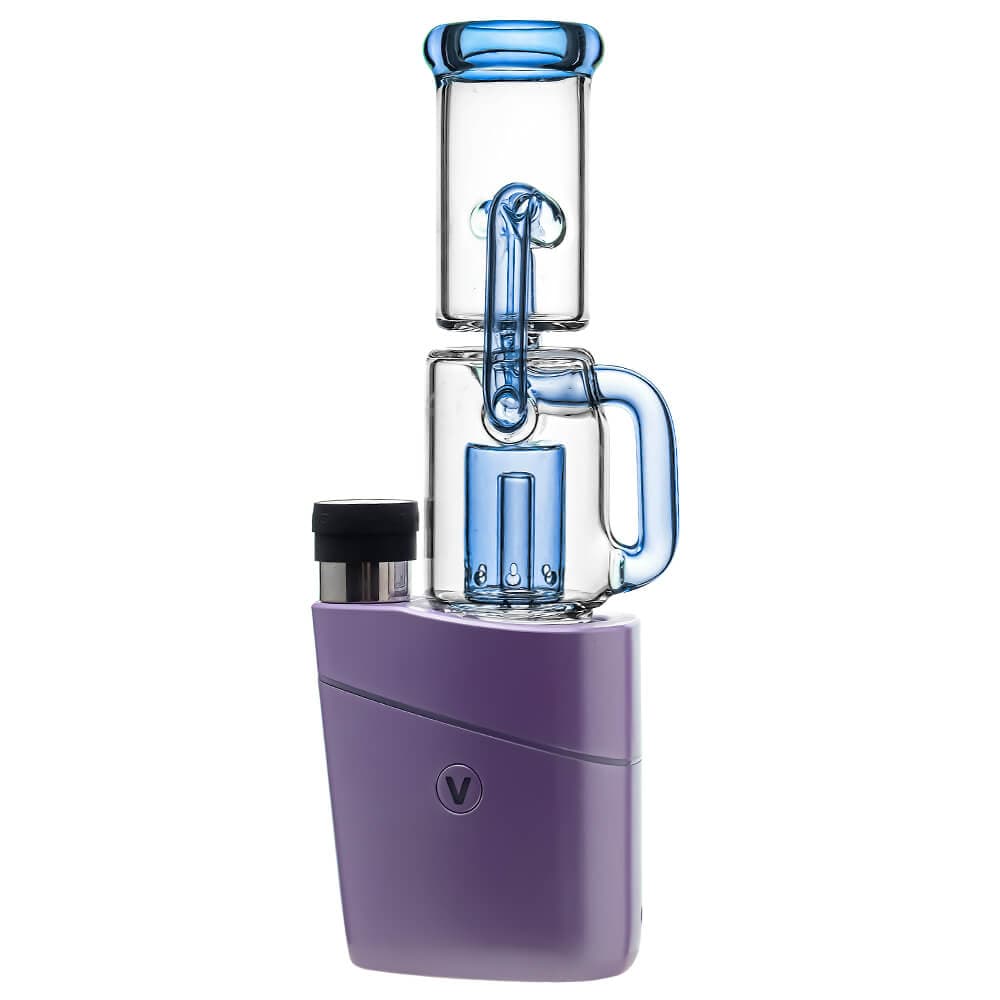 VLAB Vaporizer Accessories TRANSPARENT BLUE Halo Recycler Tube