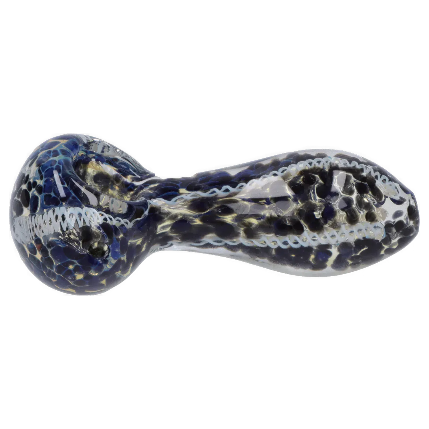 DHC 3-inch Glass Fumed Swirl Hand Pipe