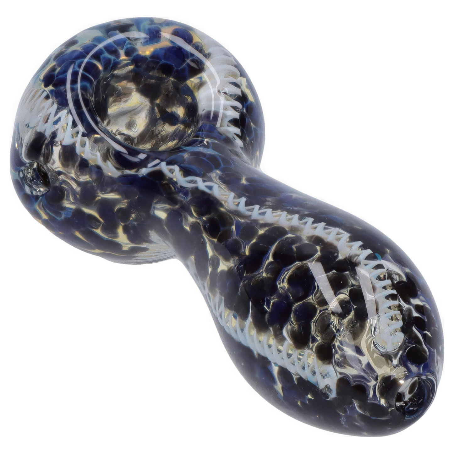 DHC 3-inch Glass Fumed Swirl Hand Pipe