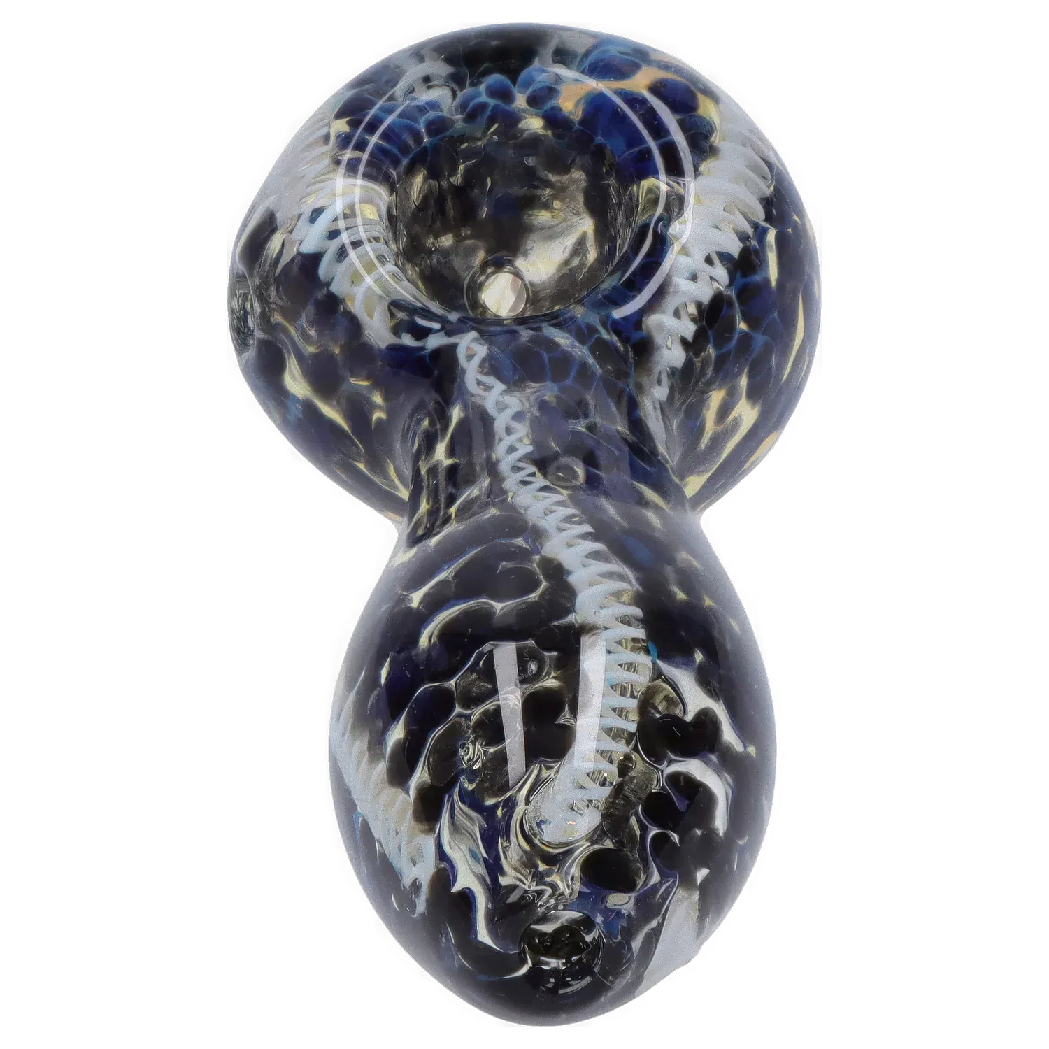 DHC 3-inch Glass Fumed Swirl Hand Pipe