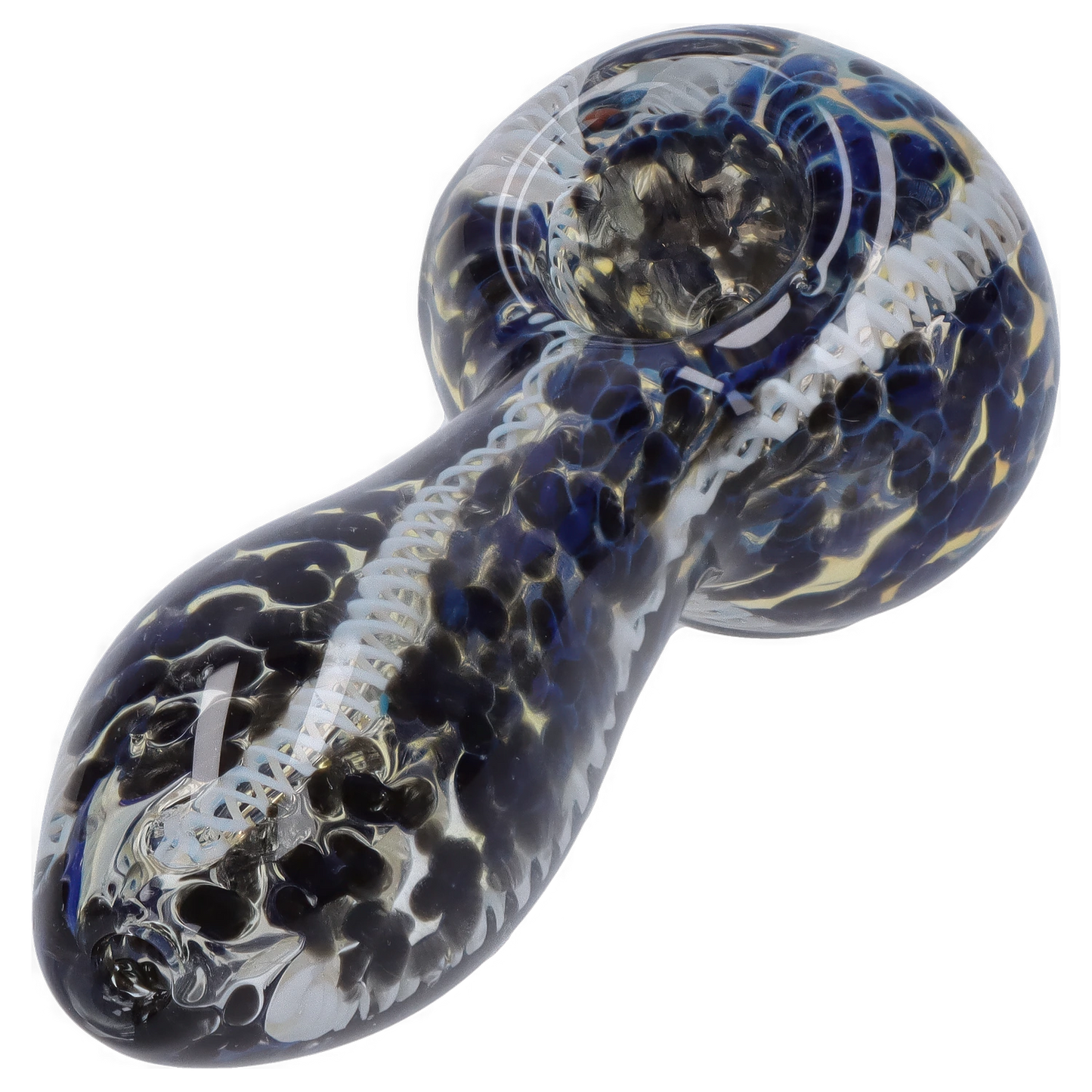 DHC 3-inch Glass Fumed Swirl Hand Pipe