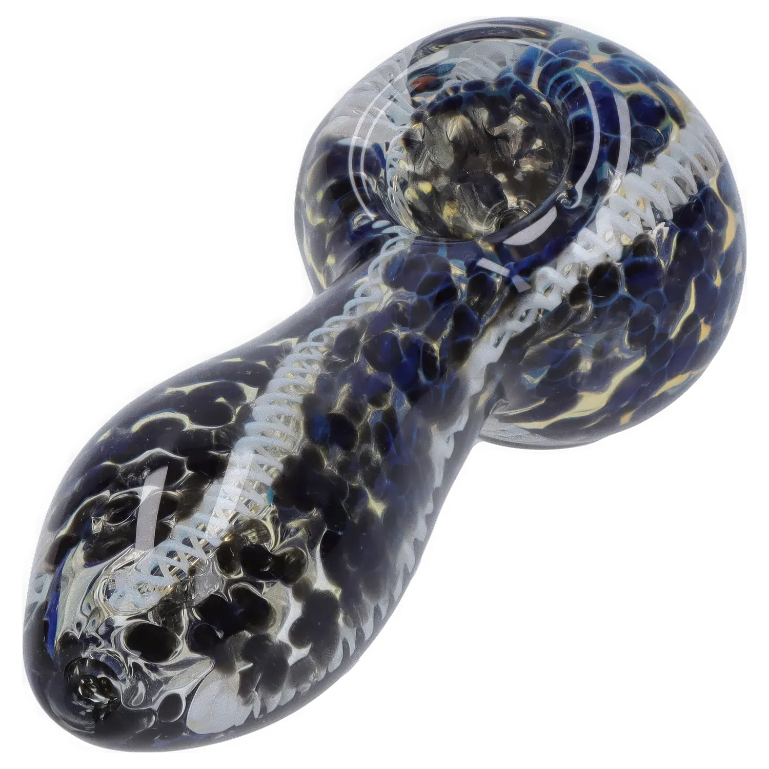 DHC 3-inch Glass Fumed Swirl Hand Pipe