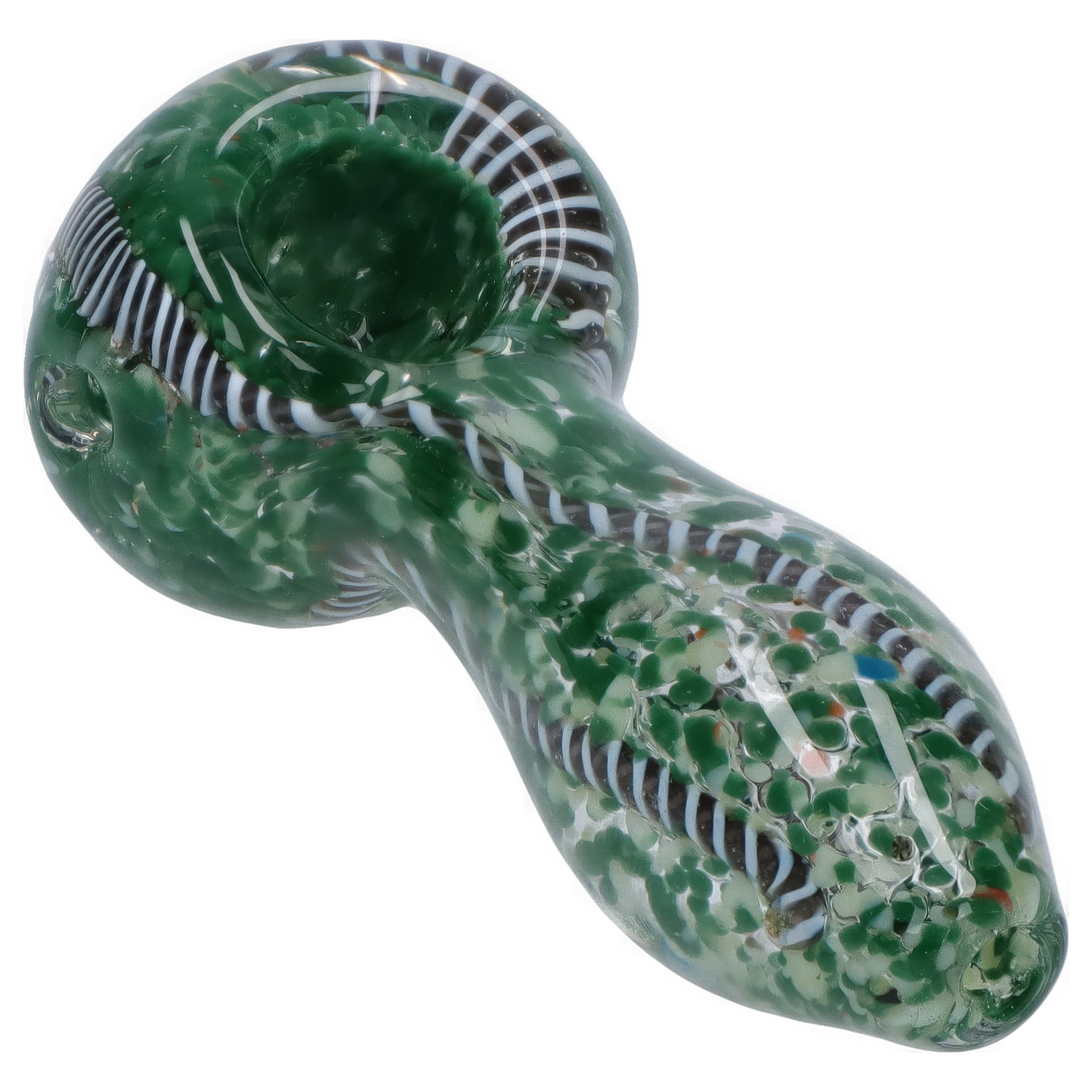 DHC 3-inch Glass Fumed Swirl Hand Pipe