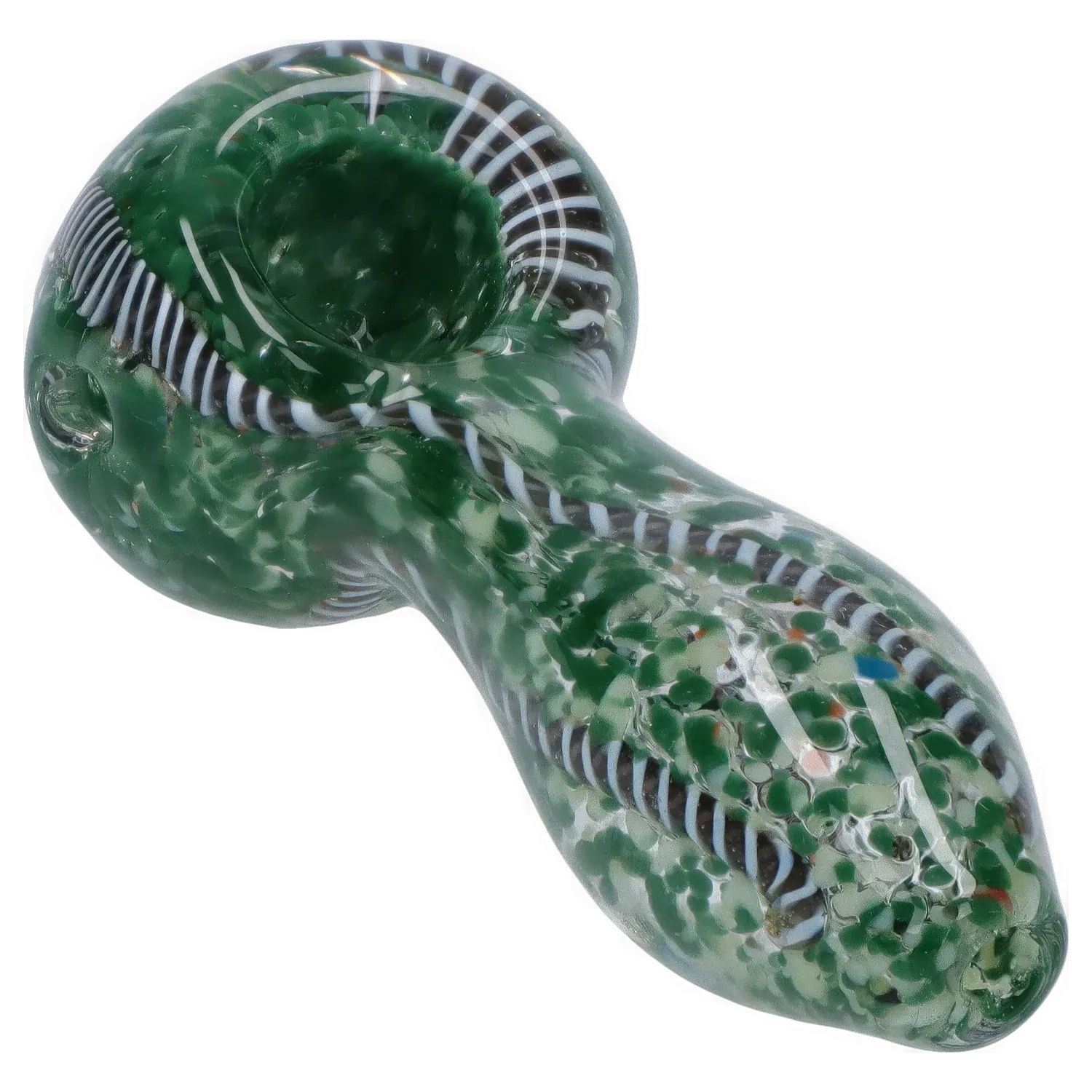 DHC 3-inch Glass Fumed Swirl Hand Pipe