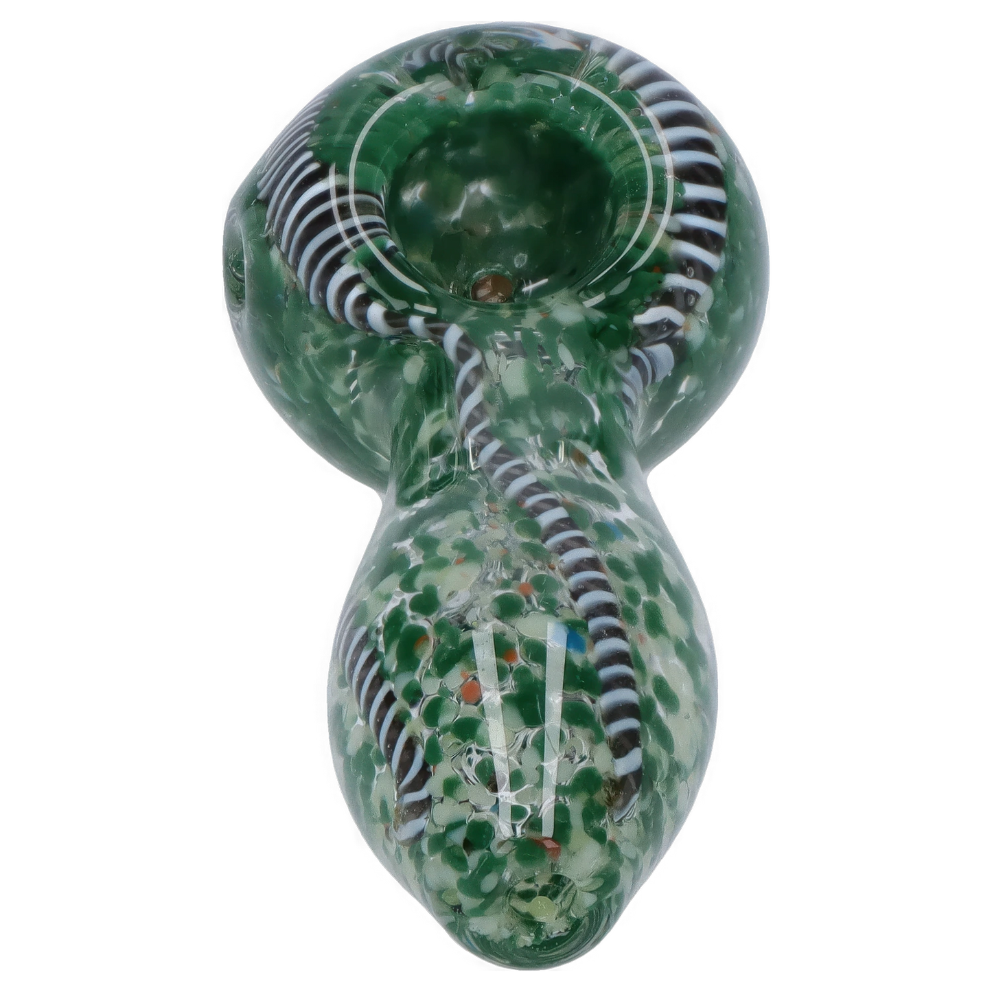 DHC 3-inch Glass Fumed Swirl Hand Pipe