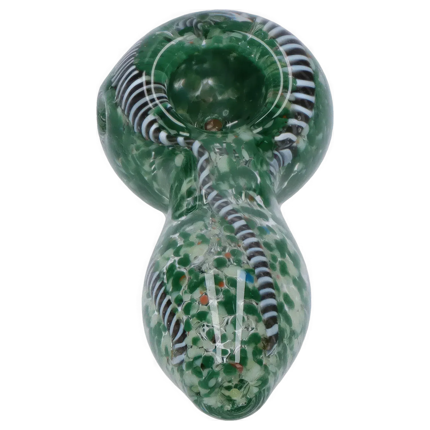 DHC 3-inch Glass Fumed Swirl Hand Pipe