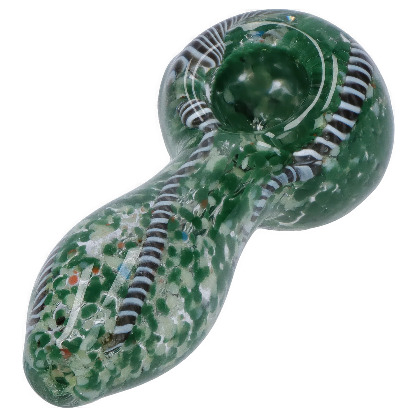 DHC 3-inch Glass Fumed Swirl Hand Pipe