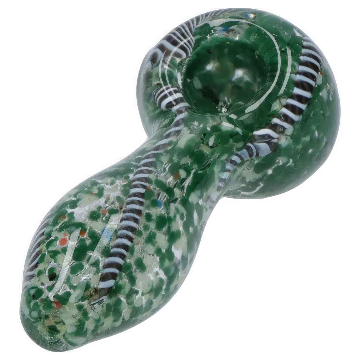 DHC 3-inch Glass Fumed Swirl Hand Pipe
