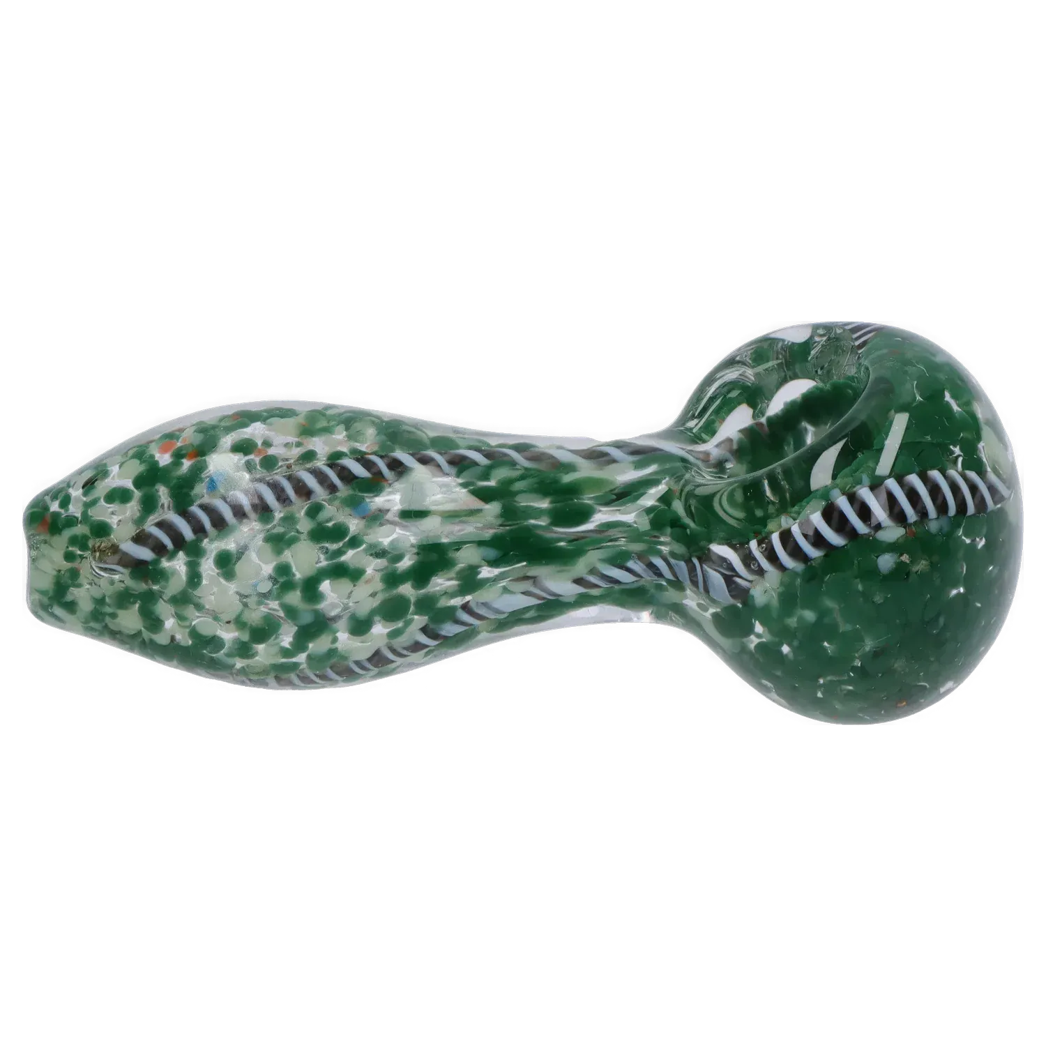 DHC 3-inch Glass Fumed Swirl Hand Pipe