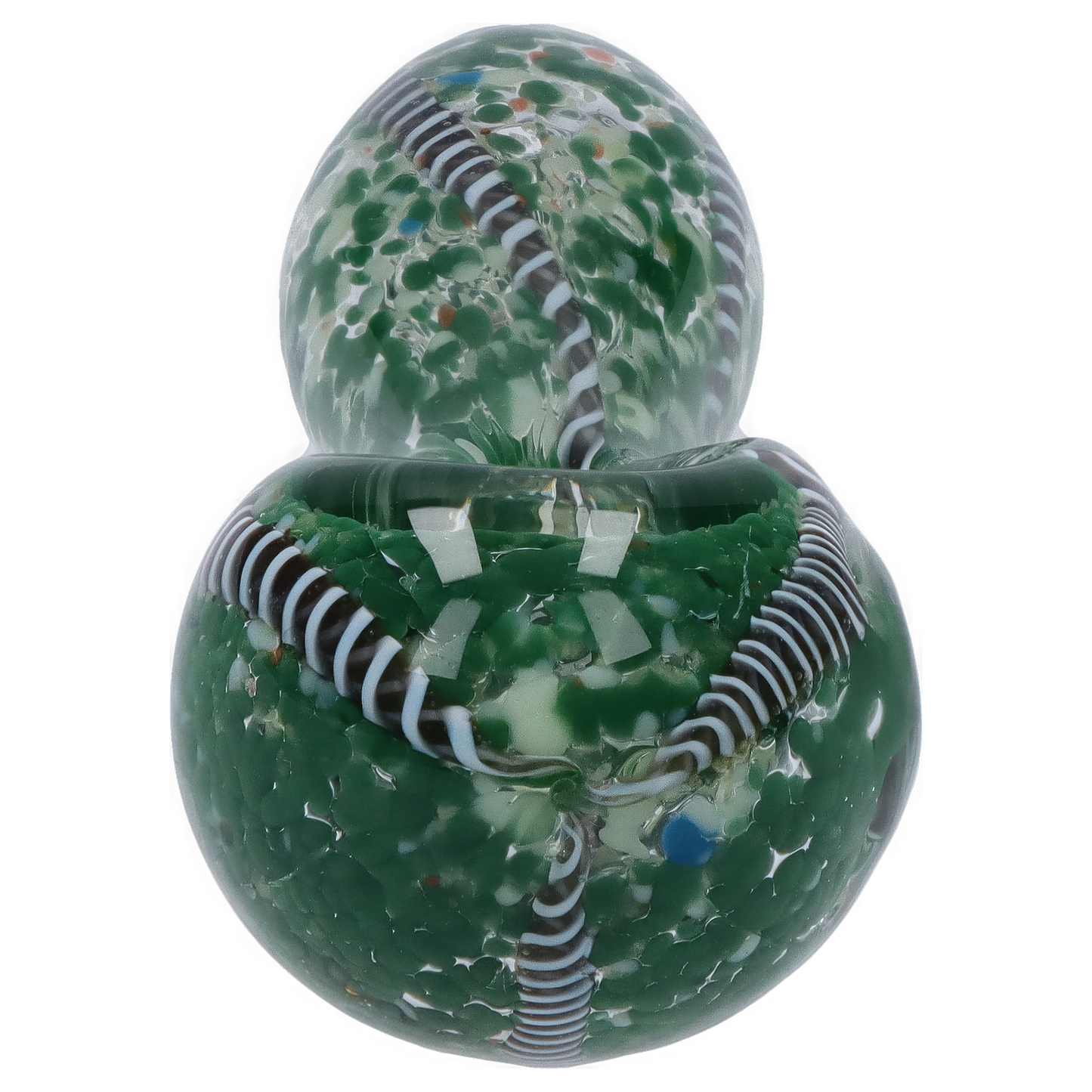 DHC 3-inch Glass Fumed Swirl Hand Pipe