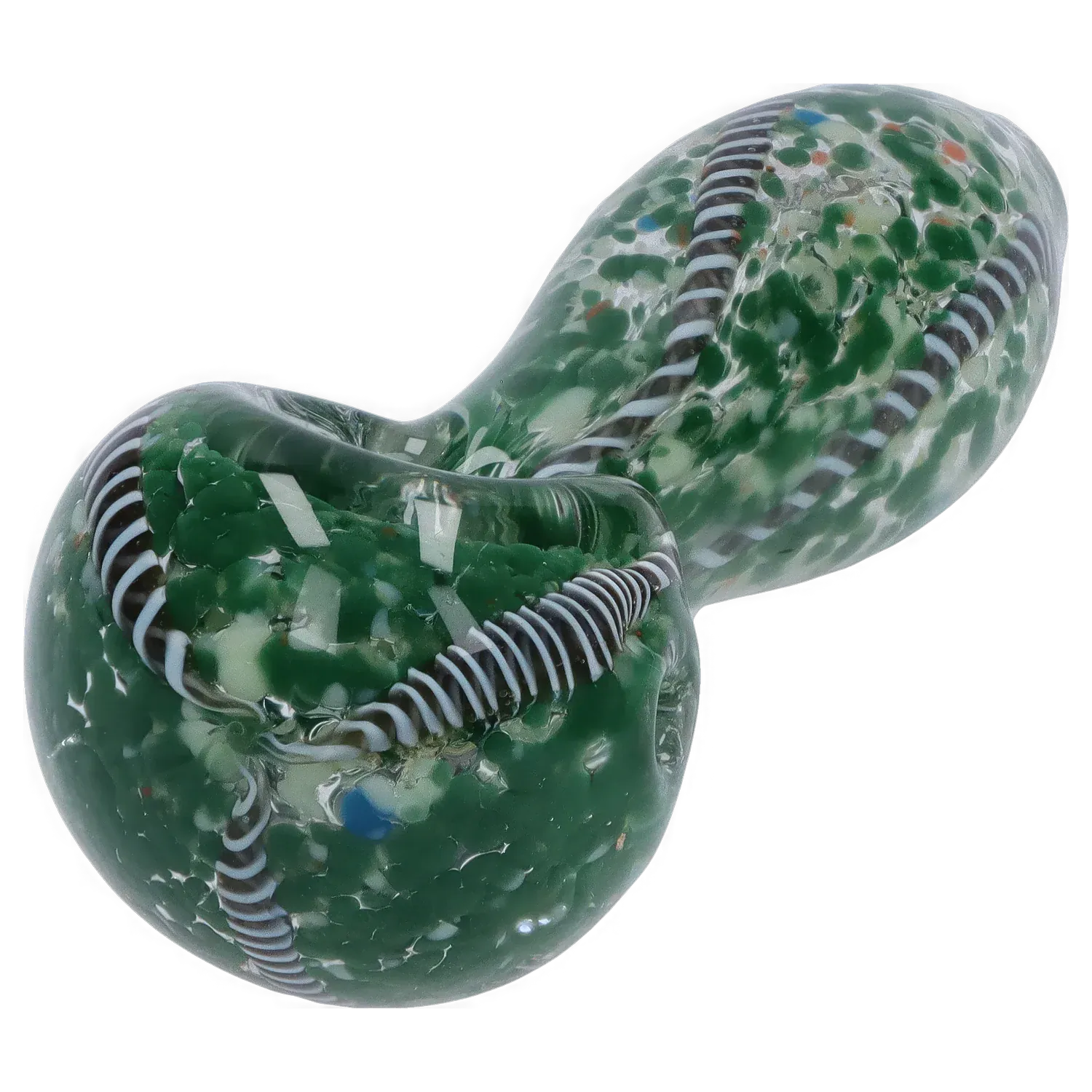 DHC 3-inch Glass Fumed Swirl Hand Pipe
