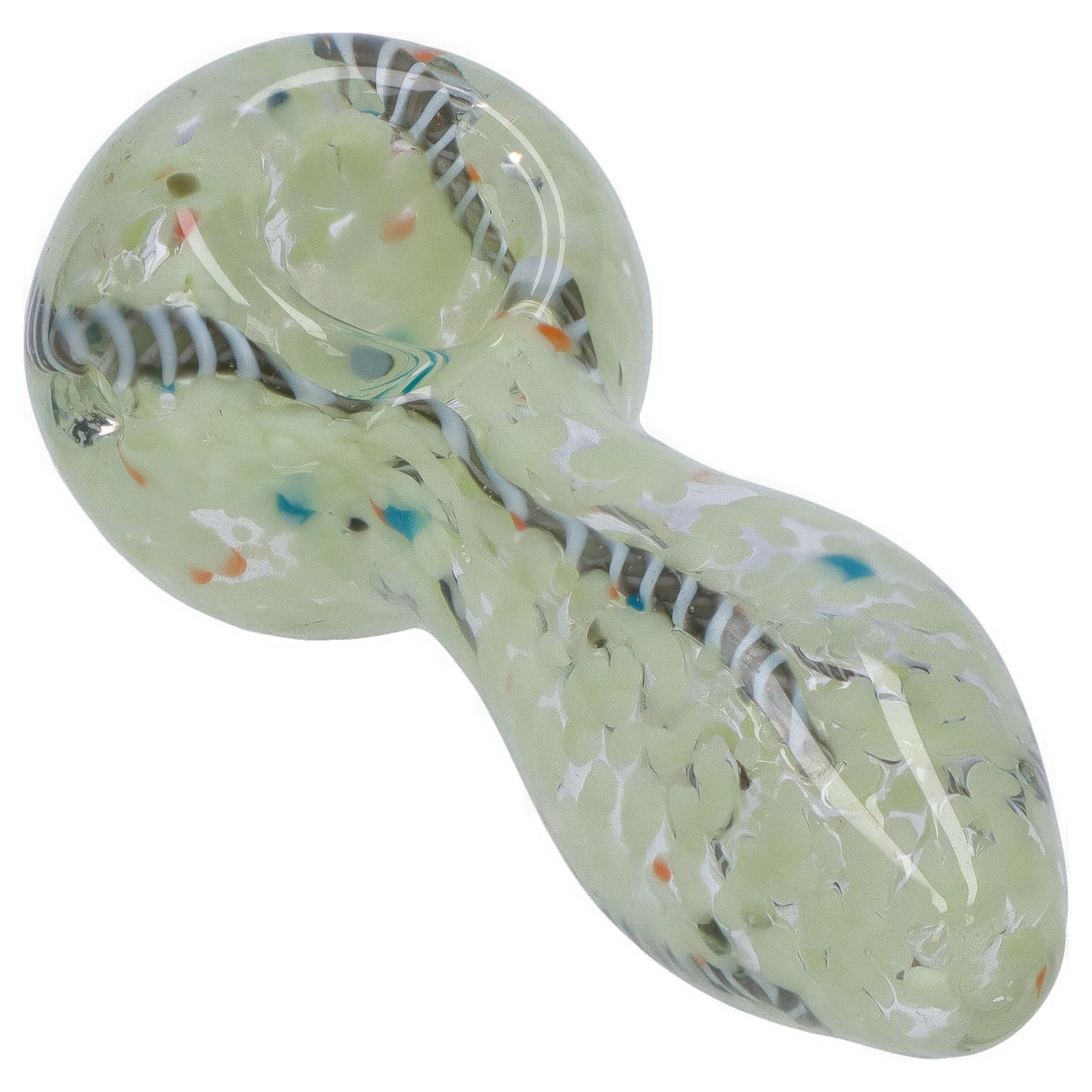 DHC 3-inch Glass Fumed Swirl Hand Pipe