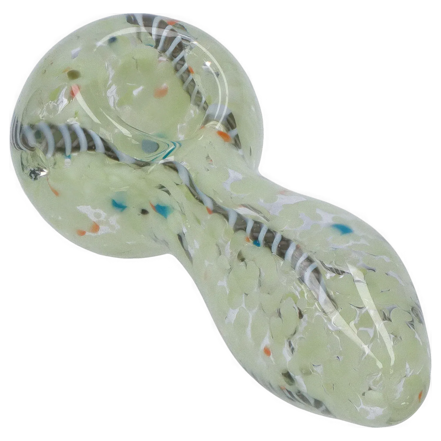 DHC 3-inch Glass Fumed Swirl Hand Pipe