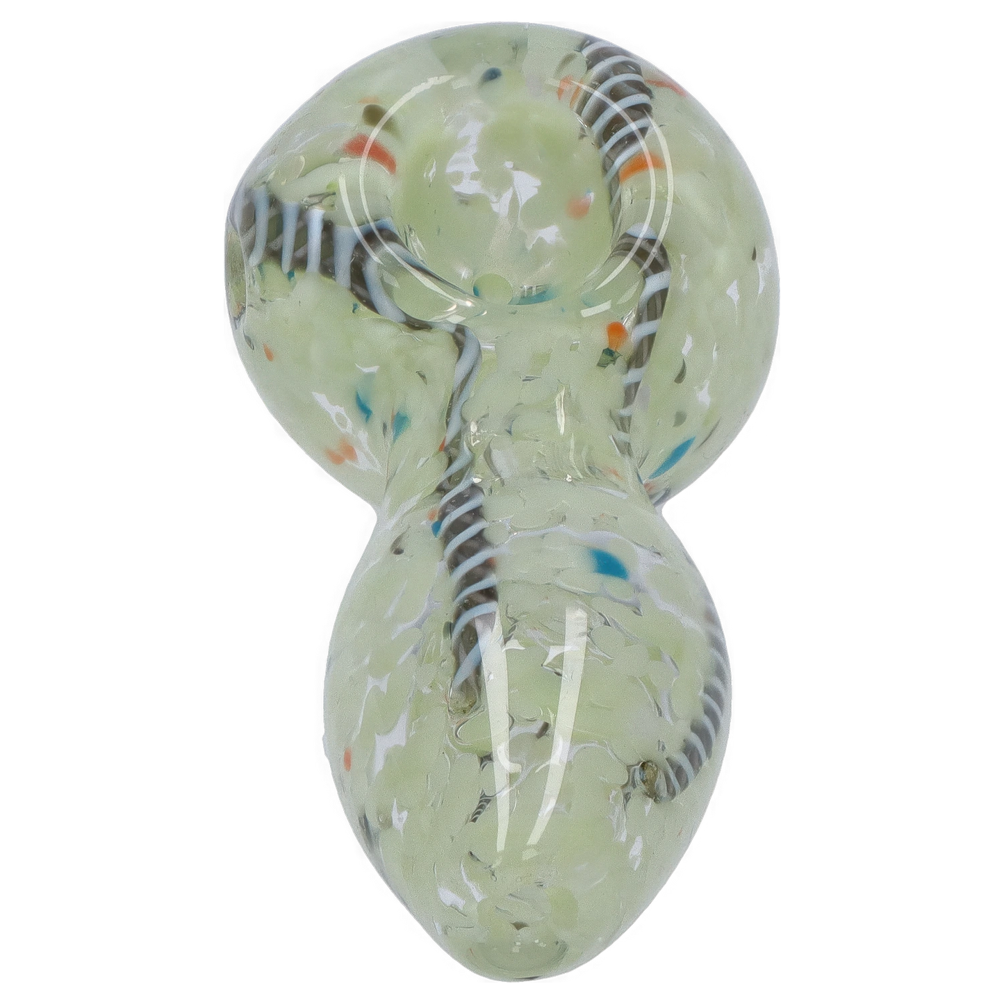 DHC 3-inch Glass Fumed Swirl Hand Pipe