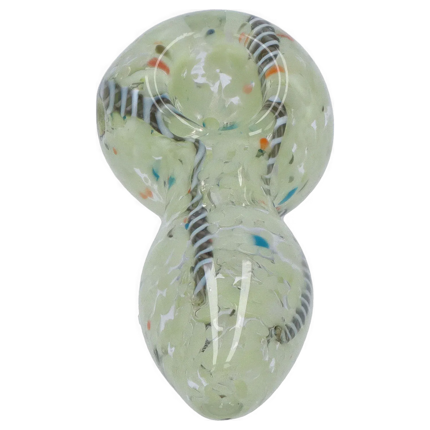 DHC 3-inch Glass Fumed Swirl Hand Pipe