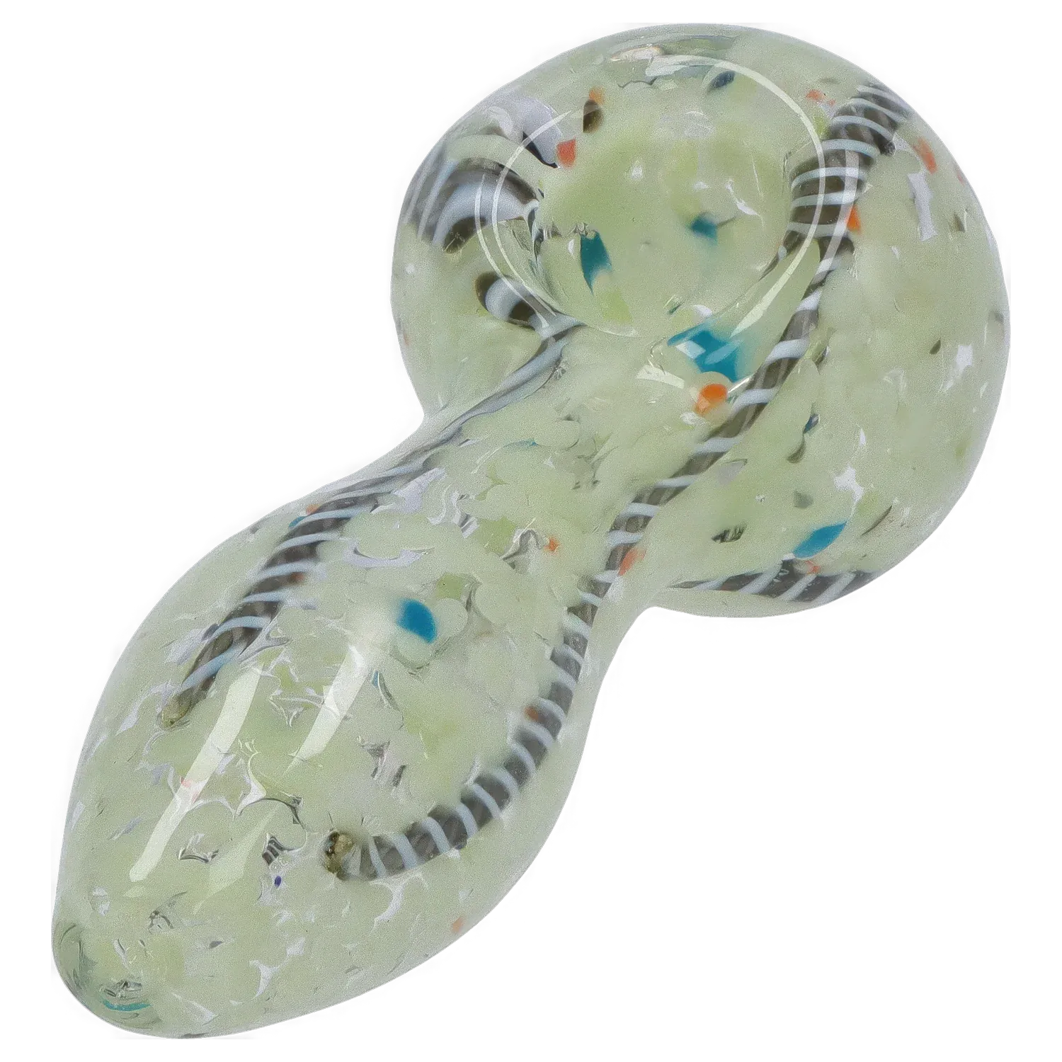 DHC 3-inch Glass Fumed Swirl Hand Pipe