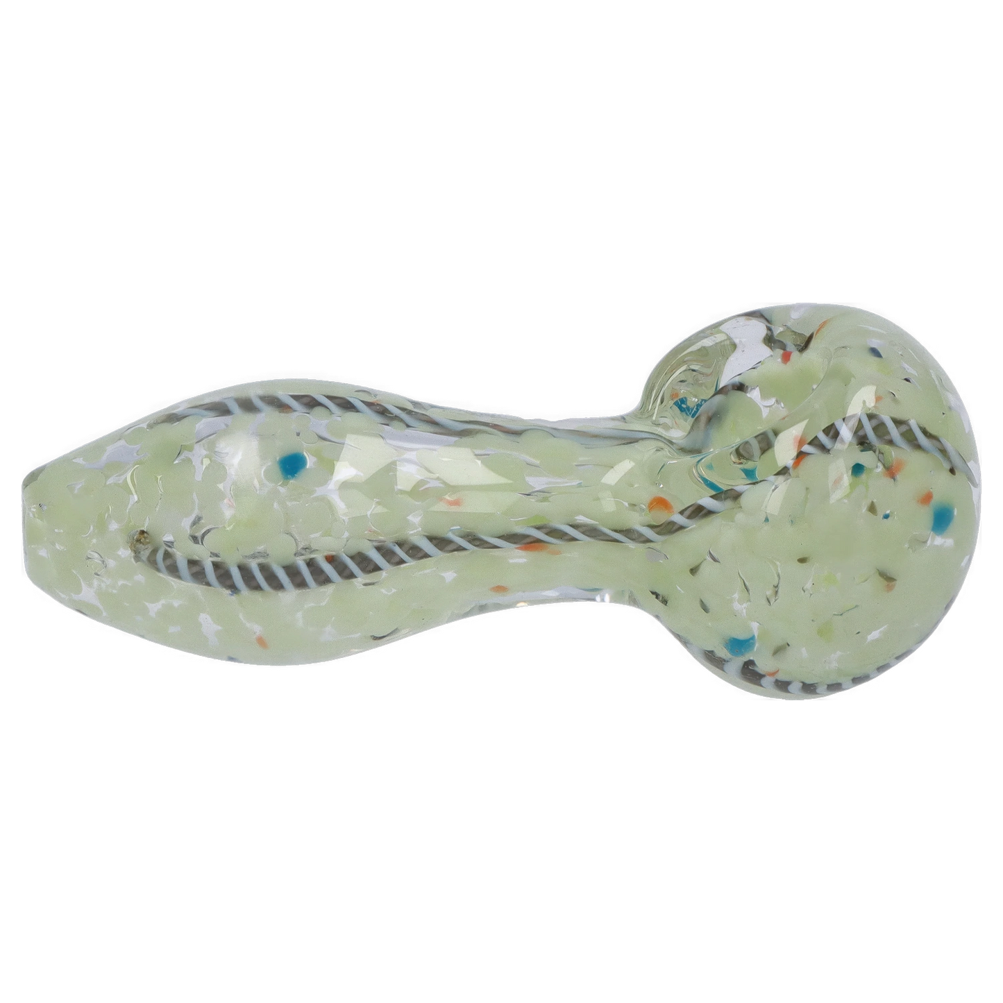 DHC 3-inch Glass Fumed Swirl Hand Pipe