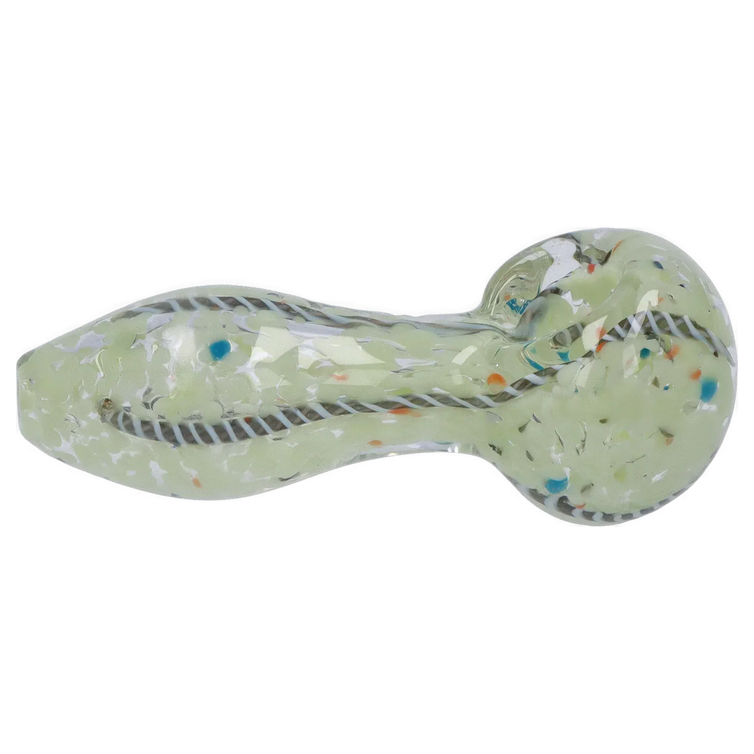 DHC 3-inch Glass Fumed Swirl Hand Pipe