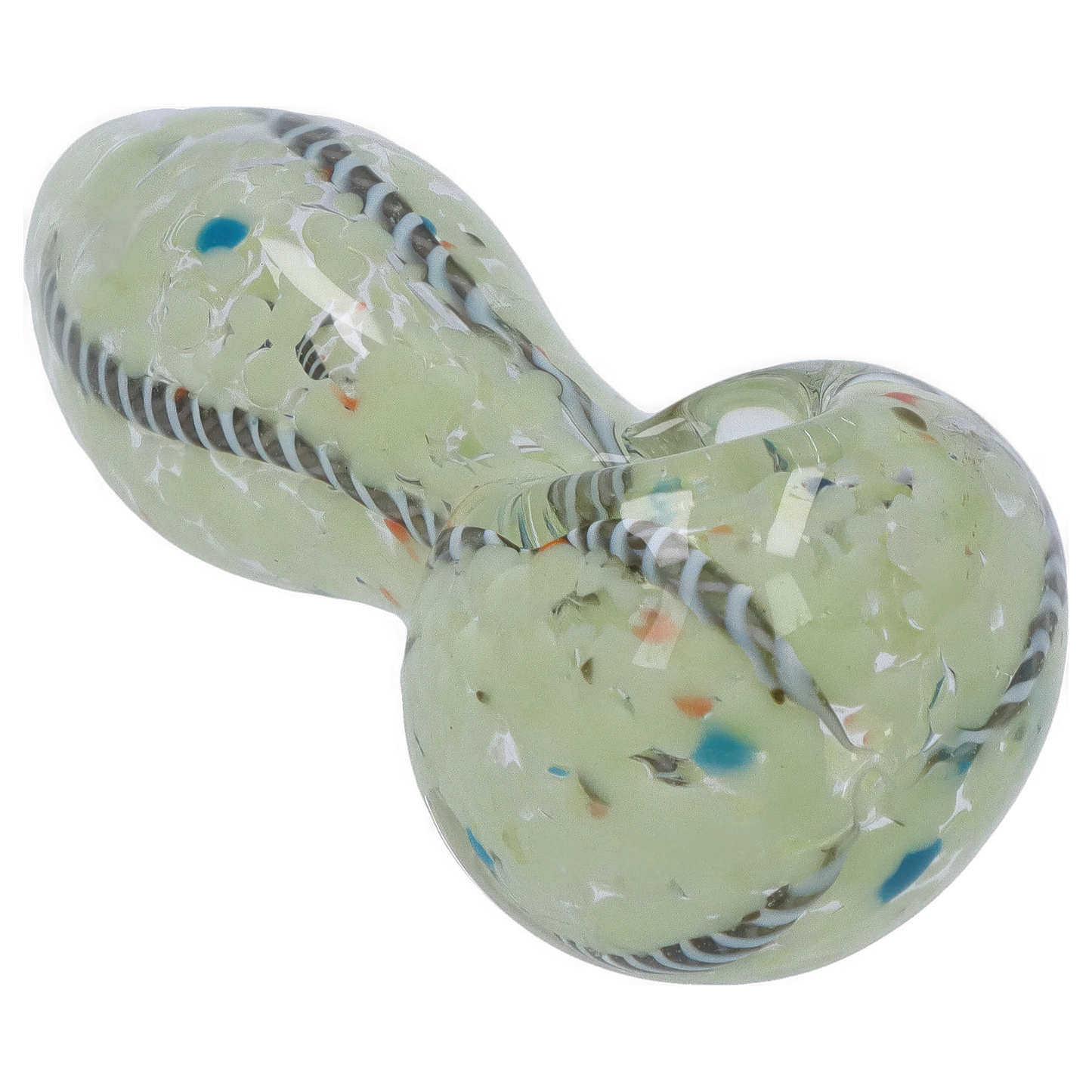 DHC 3-inch Glass Fumed Swirl Hand Pipe