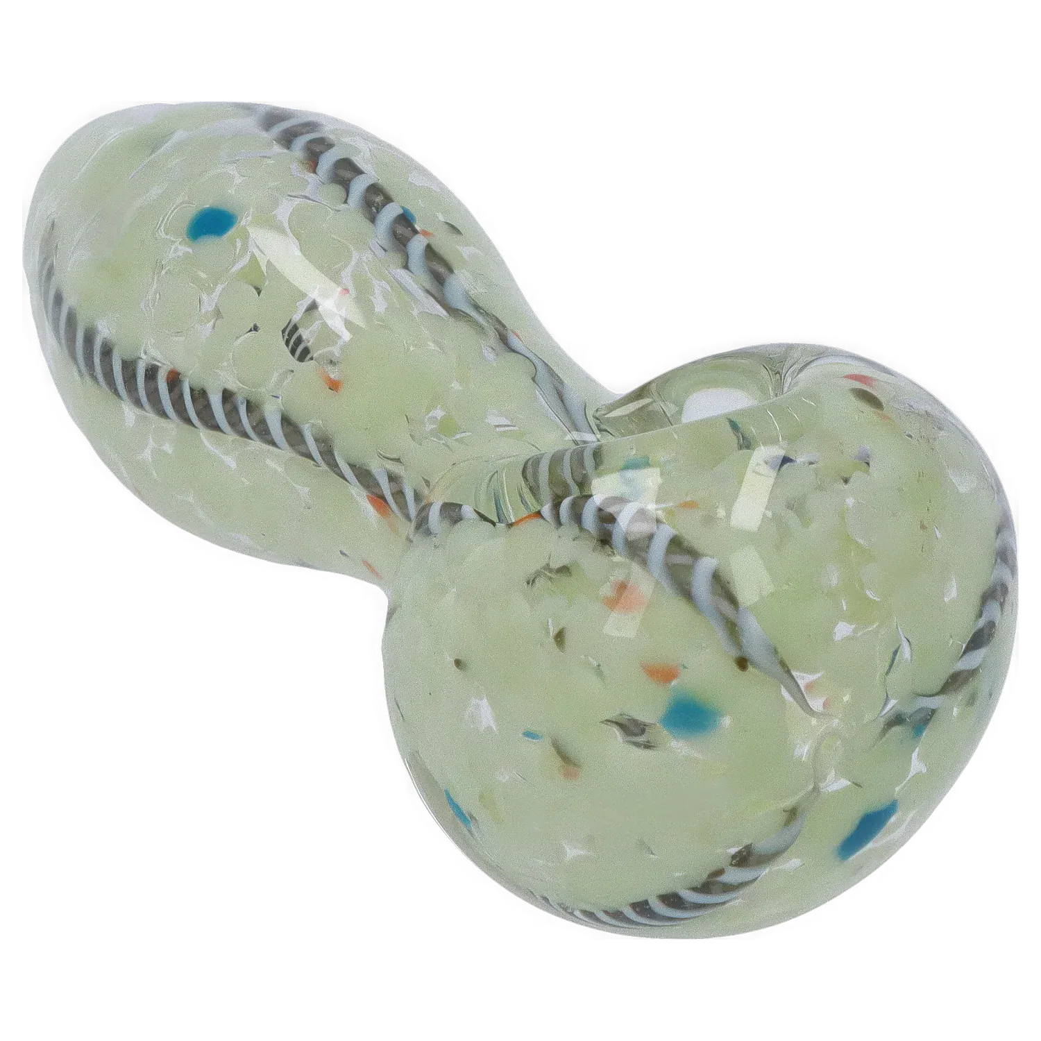 DHC 3-inch Glass Fumed Swirl Hand Pipe