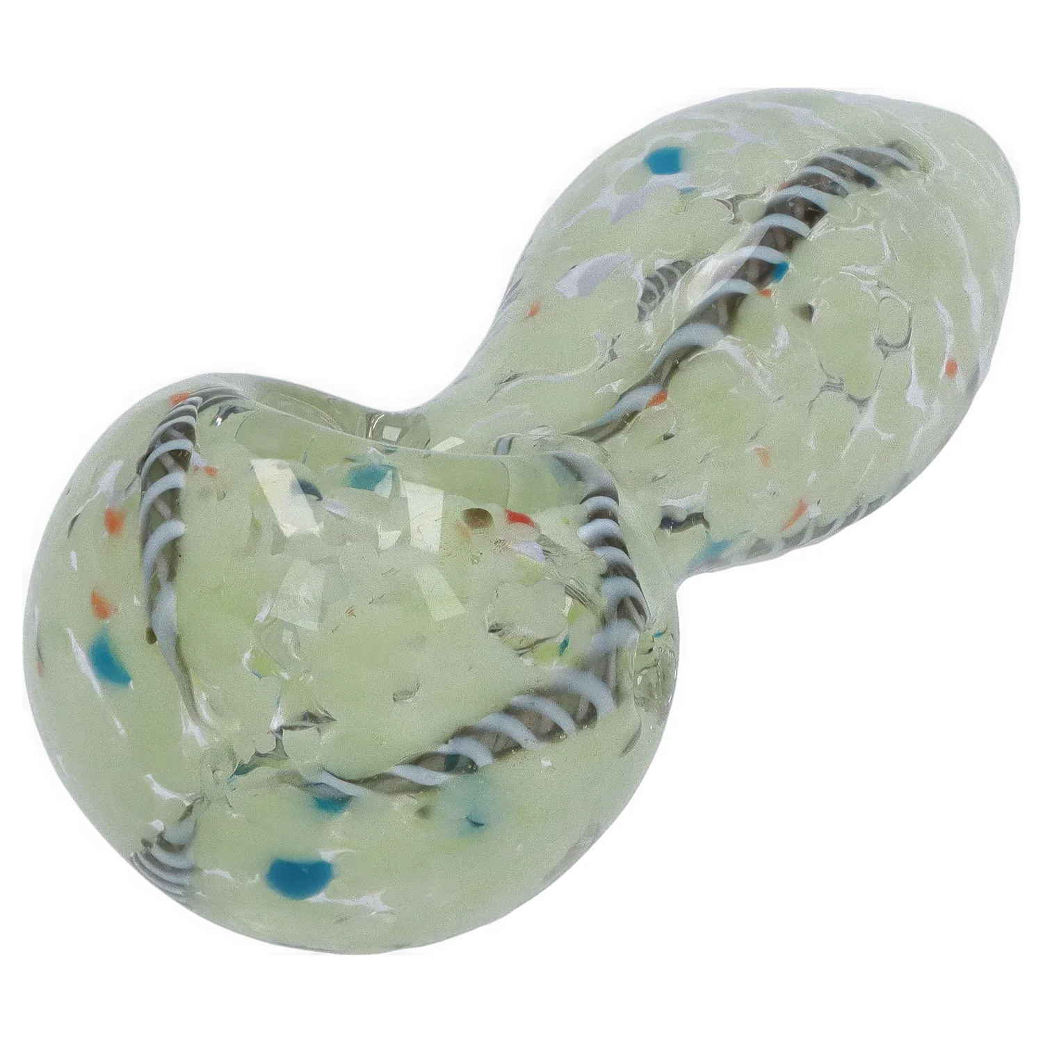 DHC 3-inch Glass Fumed Swirl Hand Pipe