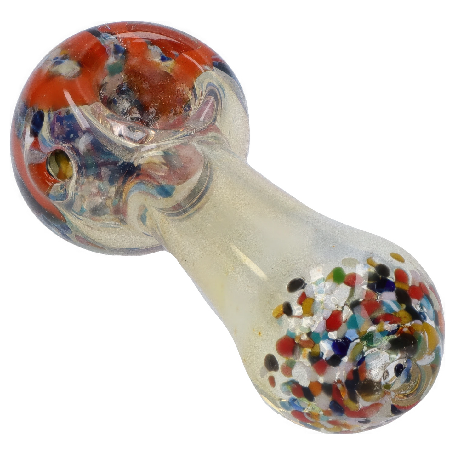DHC 3-inch Glass Multi-Colour Dots Hand Pipe
