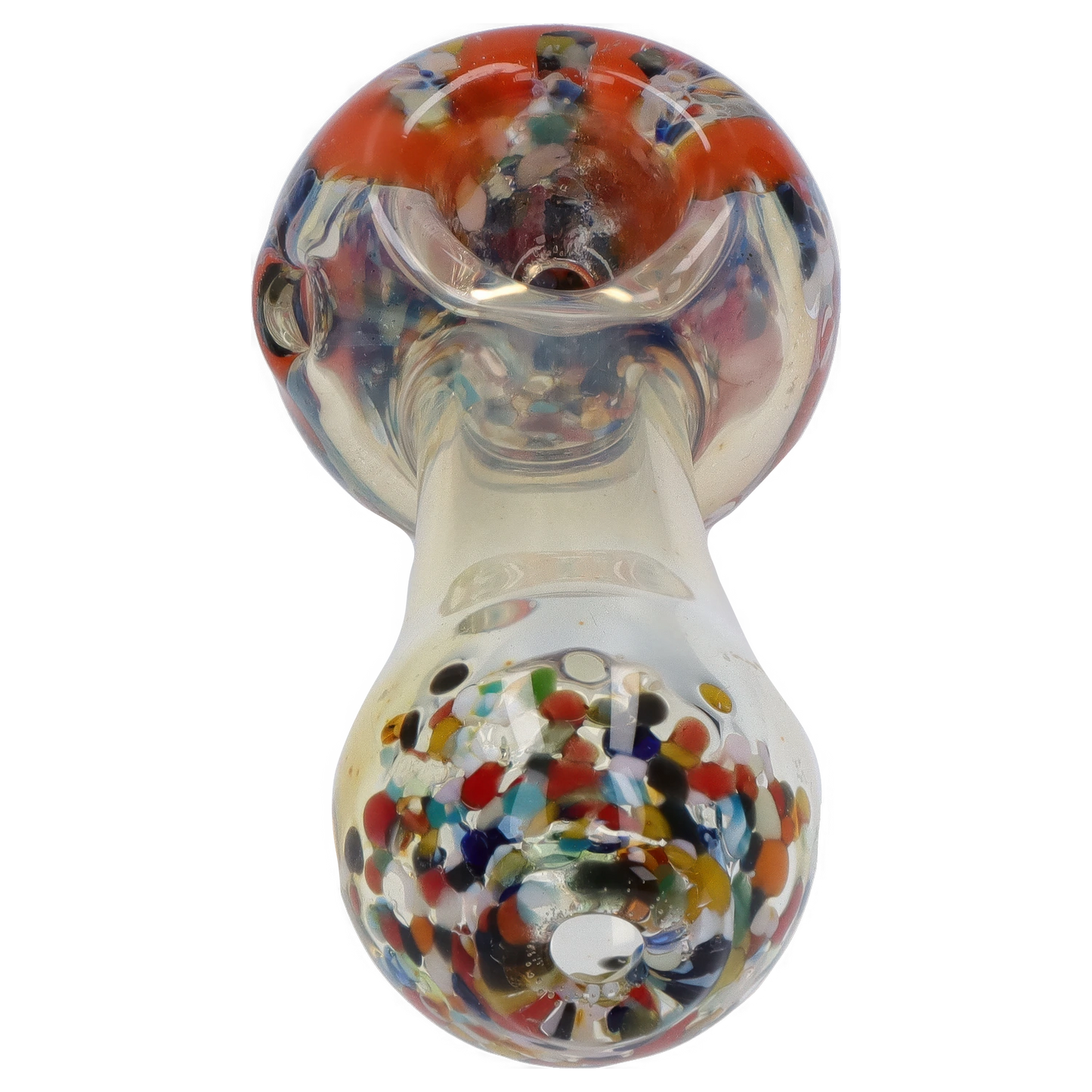 DHC 3-inch Glass Multi-Colour Dots Hand Pipe
