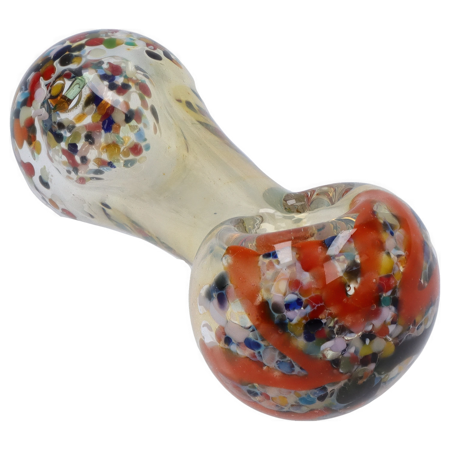 DHC 3-inch Glass Multi-Colour Dots Hand Pipe