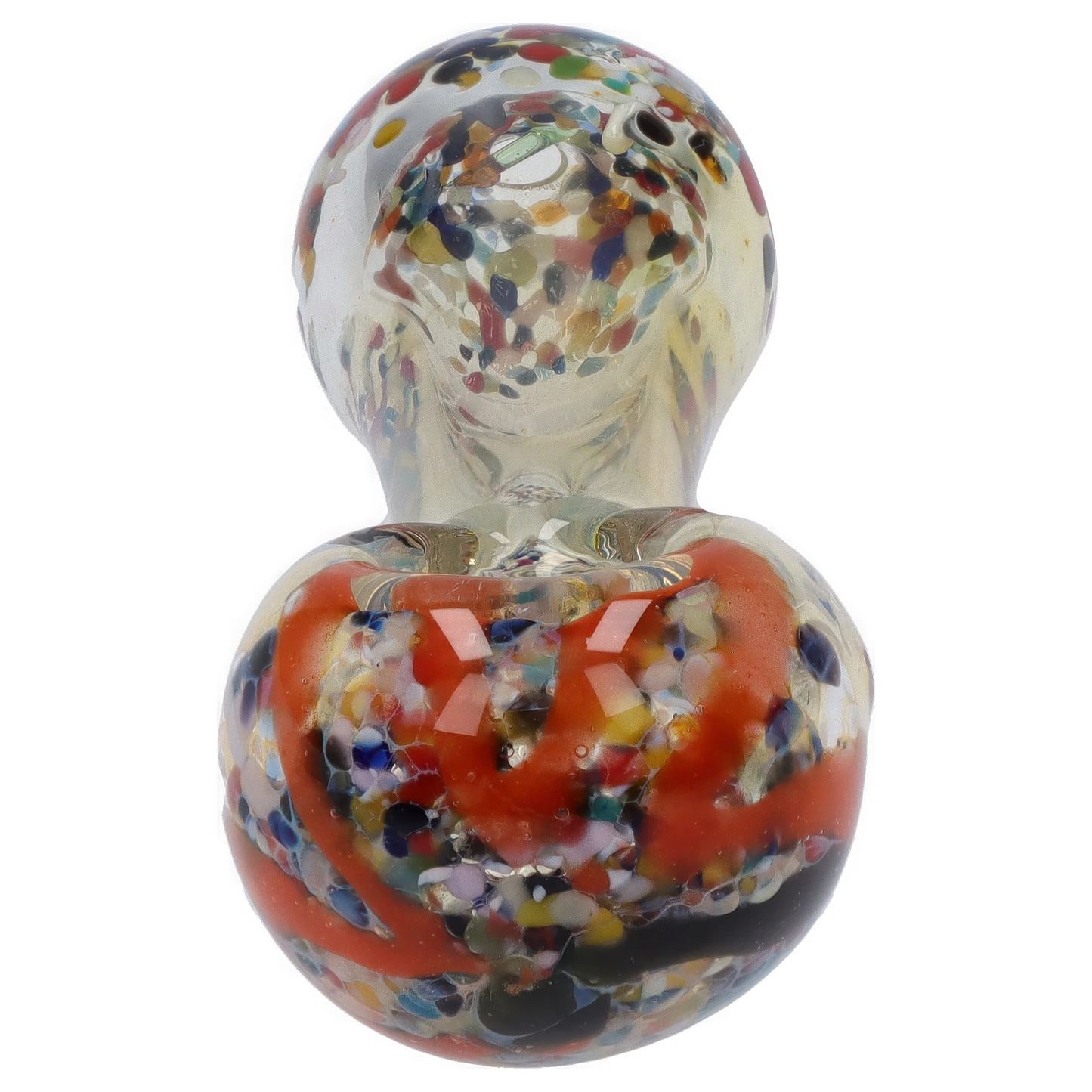 DHC 3-inch Glass Multi-Colour Dots Hand Pipe