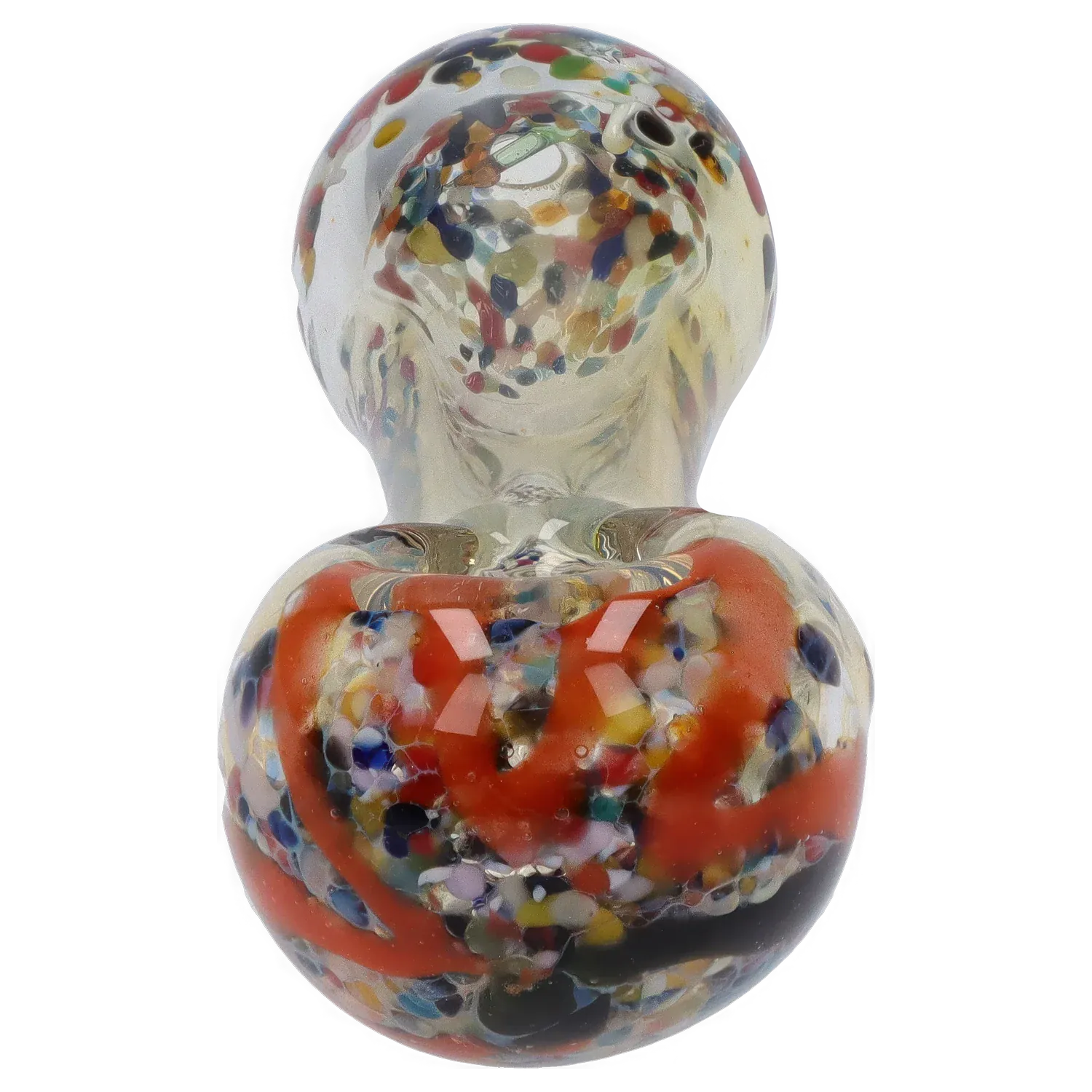 DHC 3-inch Glass Multi-Colour Dots Hand Pipe