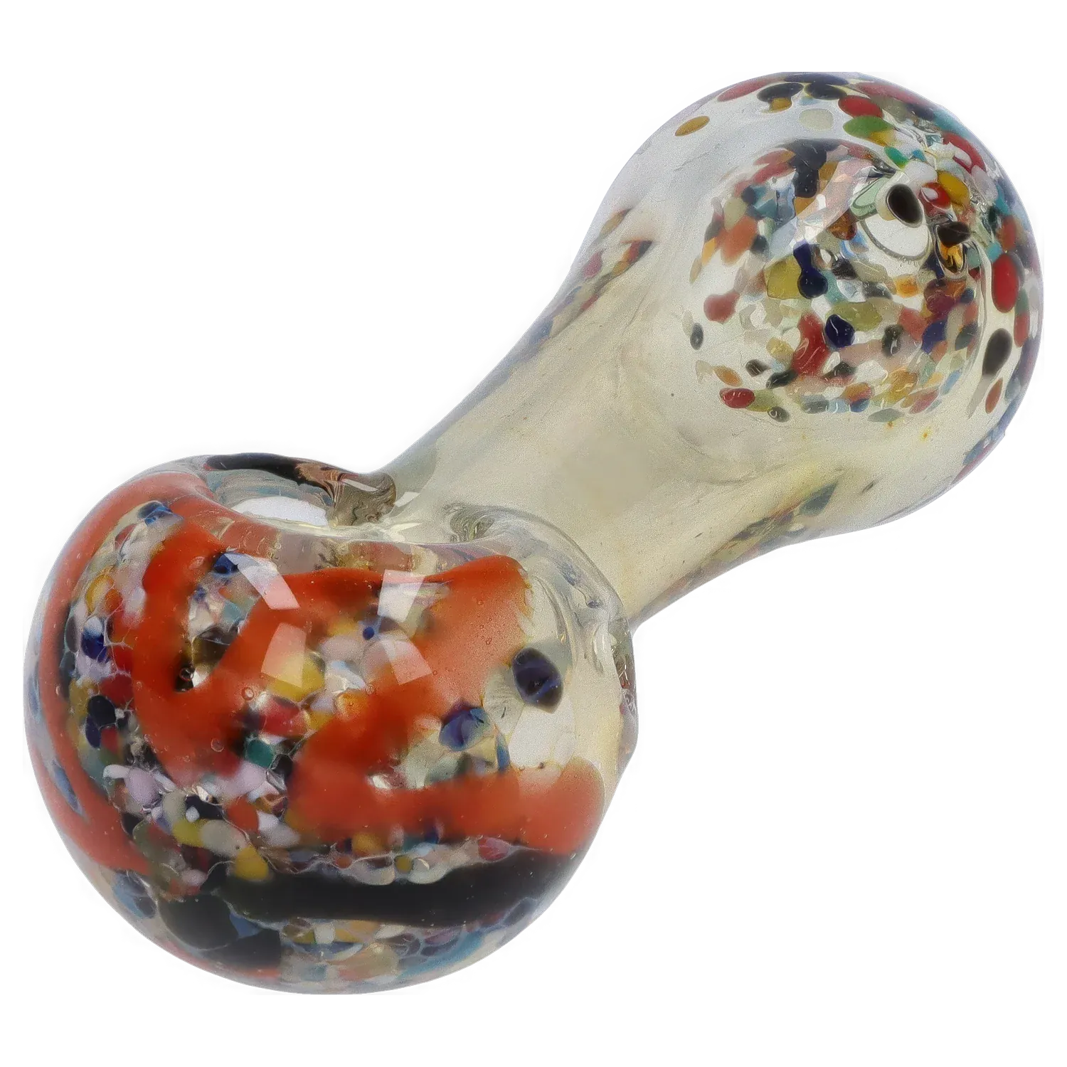 DHC 3-inch Glass Multi-Colour Dots Hand Pipe