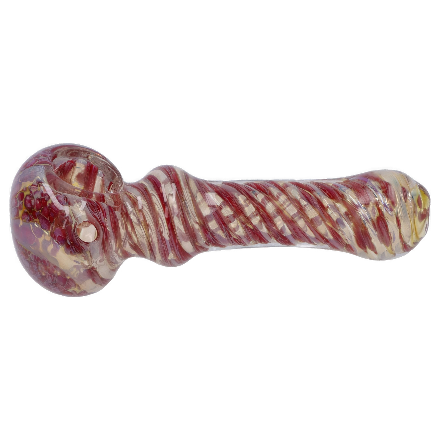 DHC 3-inch Glass Swirl with Fume Hand Pipe