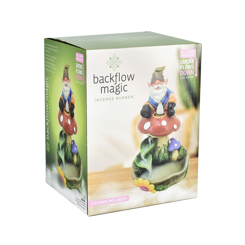 Daily High Club Home Decor Gnome On A Mushroom Backflow Incense Burner