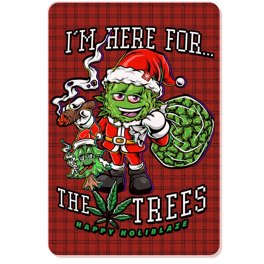 StonerDays GLASS MATS I'm Here for The Trees Holiday Themed Dab Mats