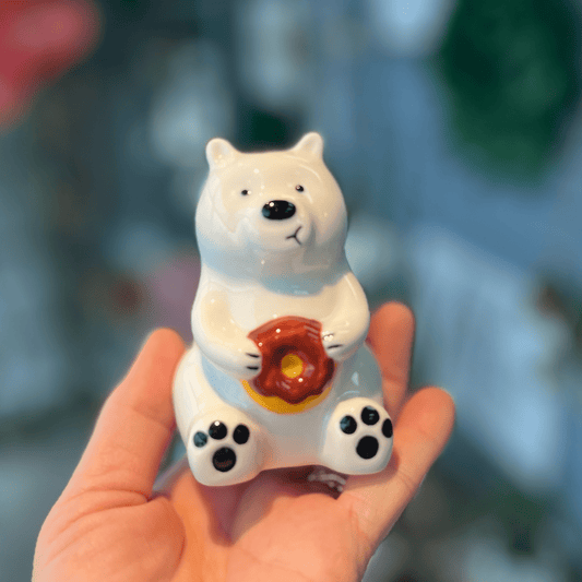 SensiBox Hand Pipe Donut Bear