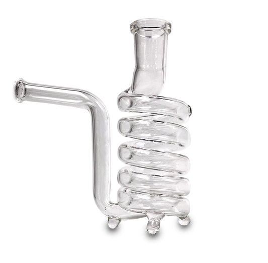 The Stash Shack Hand Pipe Standing Coil 14mm Glass Stem Sherlock