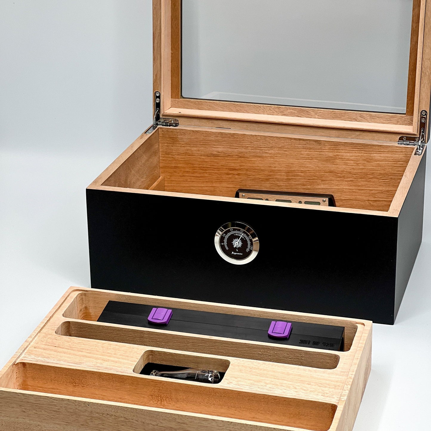 Purple Rose Supply Bundle 1oz Cannamold W/ Custom Humidor & Wraps - Fits up to 42g