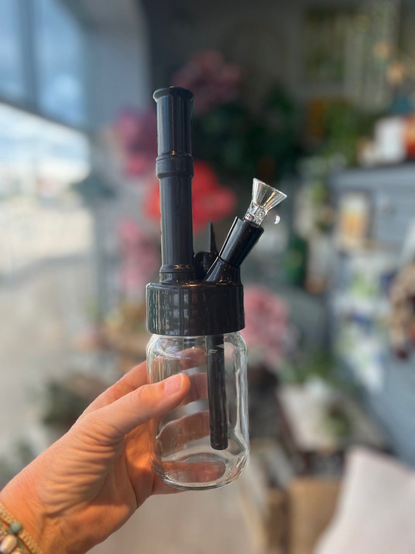 SensiBox Bong Black Firefly Catcher “Just the Bong”