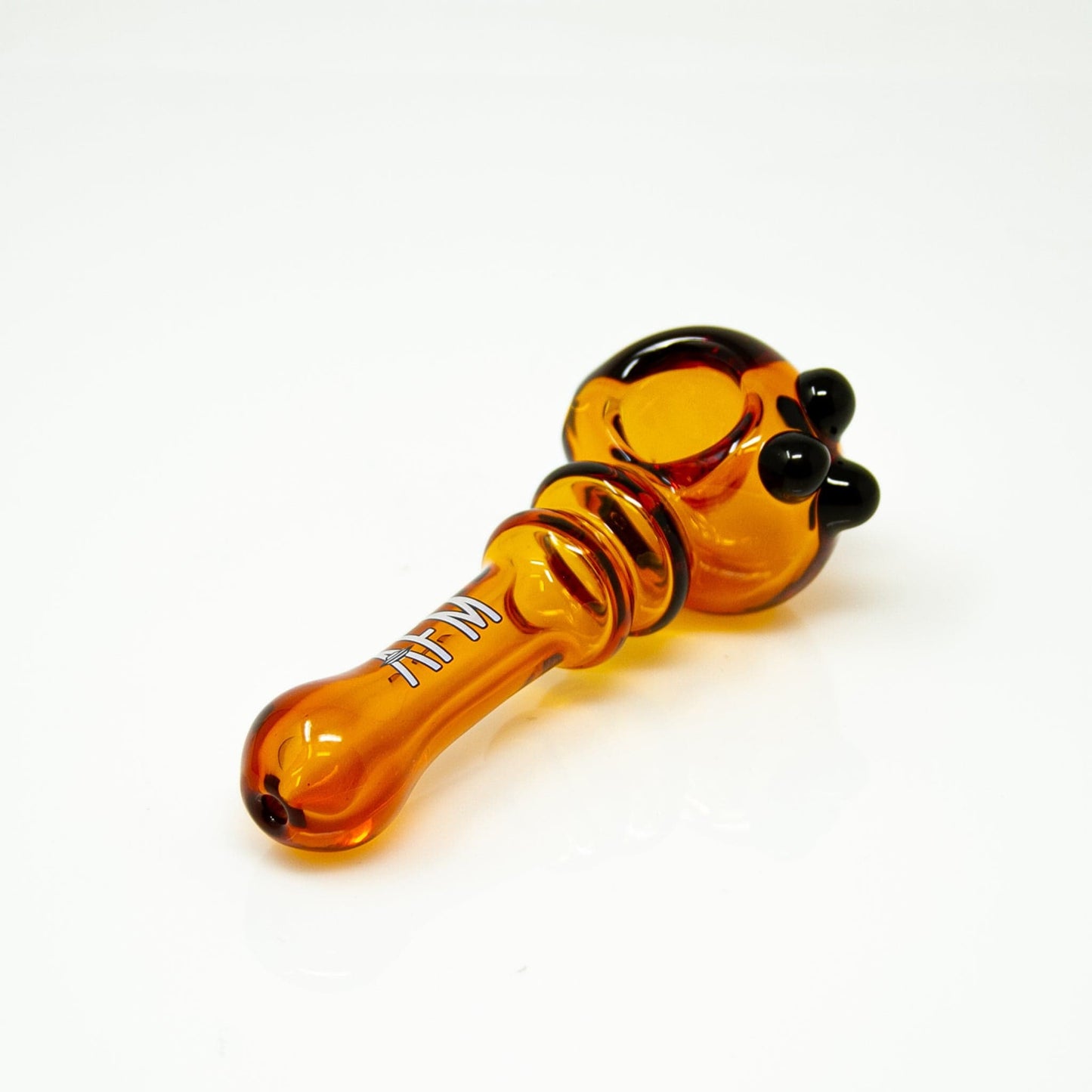 AFM Smoke Hand Pipe Forest Green AFM Double Halo Glass Pipe