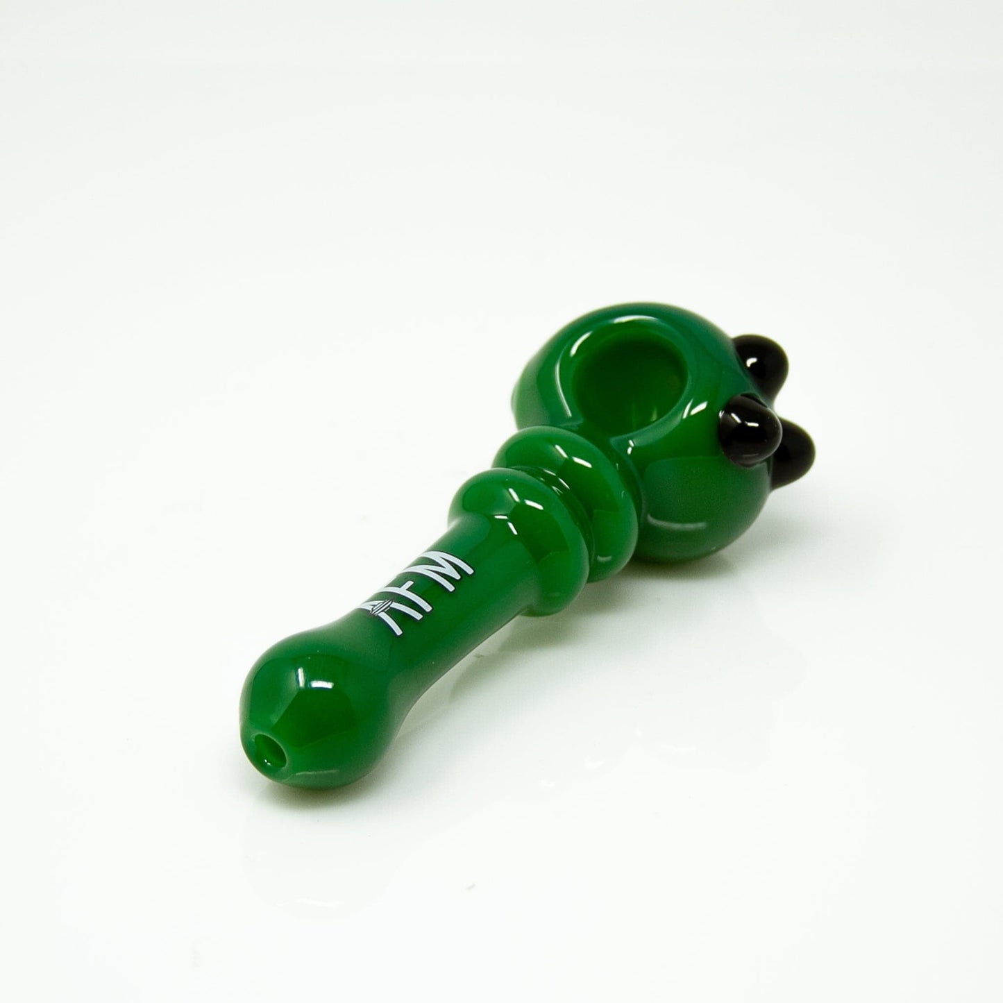 AFM Smoke Hand Pipe Orange AFM Double Halo Glass Pipe