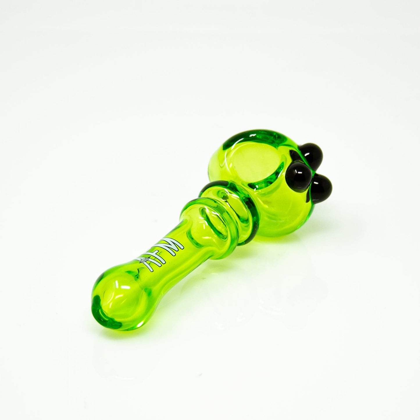 AFM Smoke Hand Pipe Ink Blue AFM Double Halo Glass Pipe