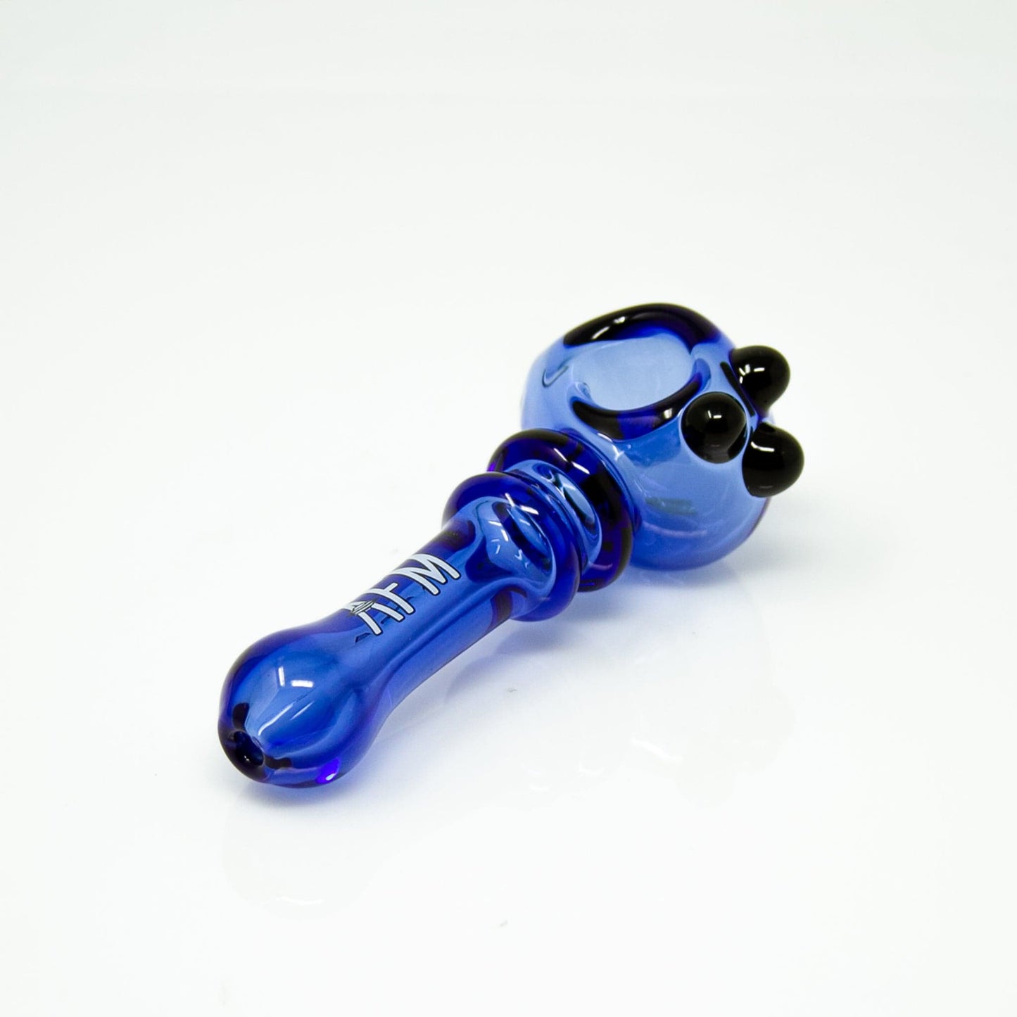 AFM Smoke Hand Pipe AFM Double Halo Glass Pipe