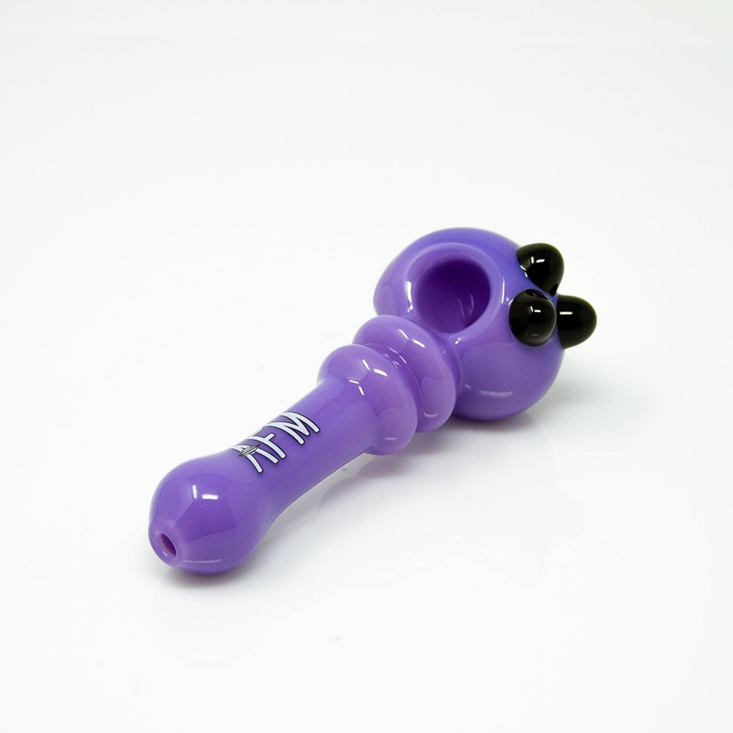 AFM Smoke Hand Pipe Lime AFM Double Halo Glass Pipe