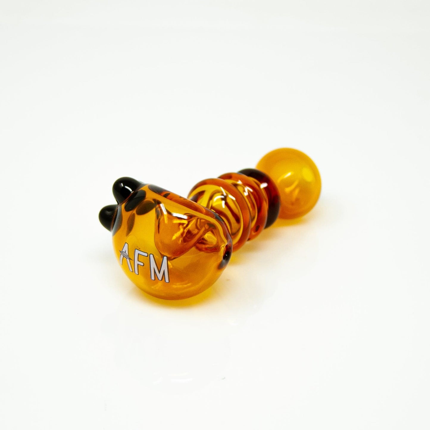 AFM Smoke Hand Pipe Butter 4" AFM Three Point Color Hand Pipe