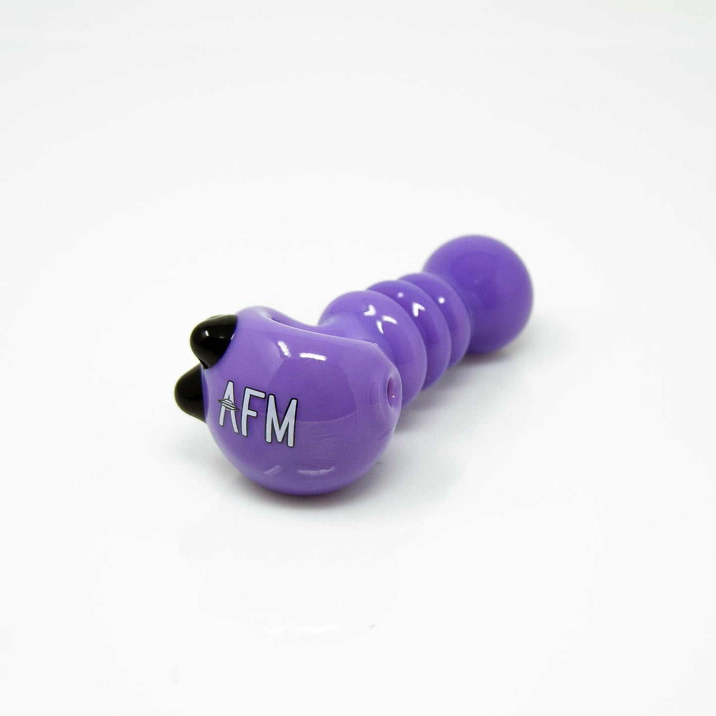 AFM Smoke Hand Pipe Purple 4" AFM Three Point Color Hand Pipe