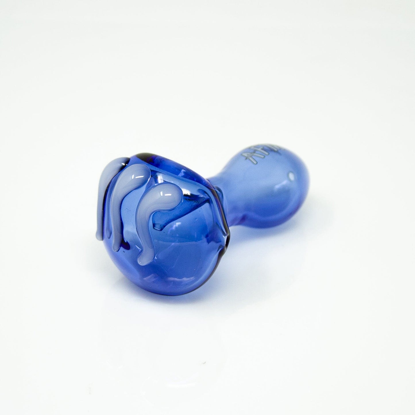 AFM Smoke Hand Pipe Ink Blue 4.5" AFM Tiger Claw Color Hand Pipe