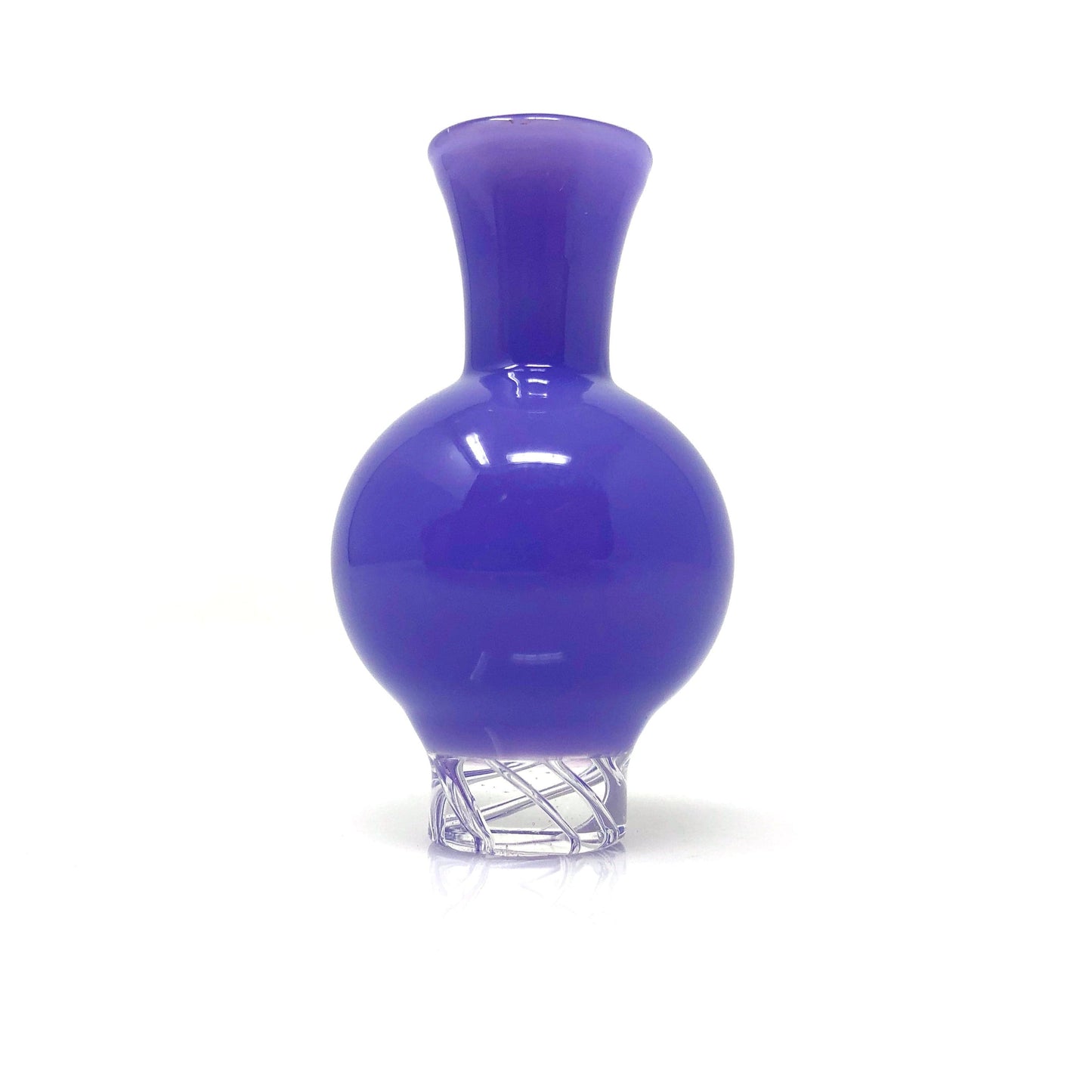 AFM Smoke Carb Cap Purple Full Color Turbo Spinner Carb Cap + 2 Pearls